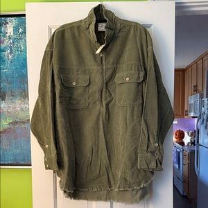 Olive Green Women’s Overshirt